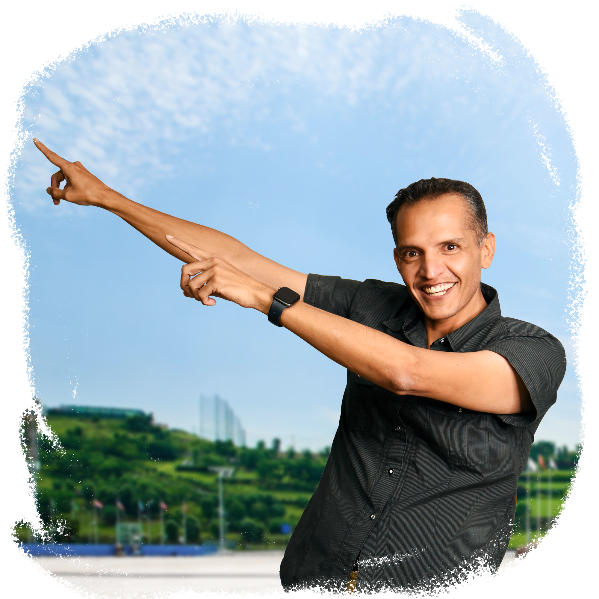 Tony Robbins and Dean Graziosi on a beach